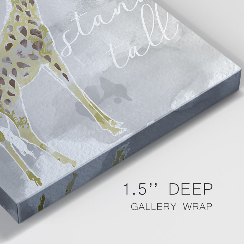 «Stand Tall», ensemble de 2 peintures, H 20 po x l 20 po x P 1 po, Toile tendue