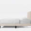 Lit plateforme tapissier Normsman Dove-60650043
