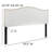 Fitzsimmons Arched Upholstered Headboard with Accent Nail Trim-377993605-377993608