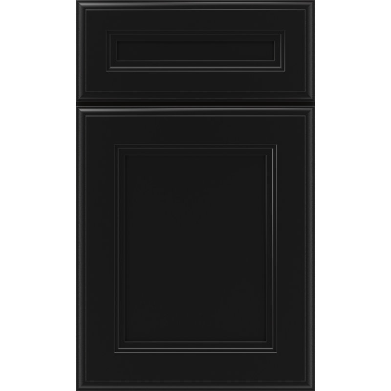 Dwelling Value Bramley Door Sample, Black, Maple