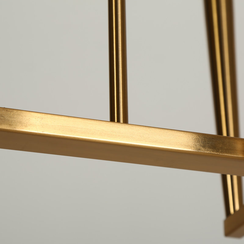 Luminaire suspendu linéaire pour îlot de cuisine à 10 lumières l 43,3 po Carel