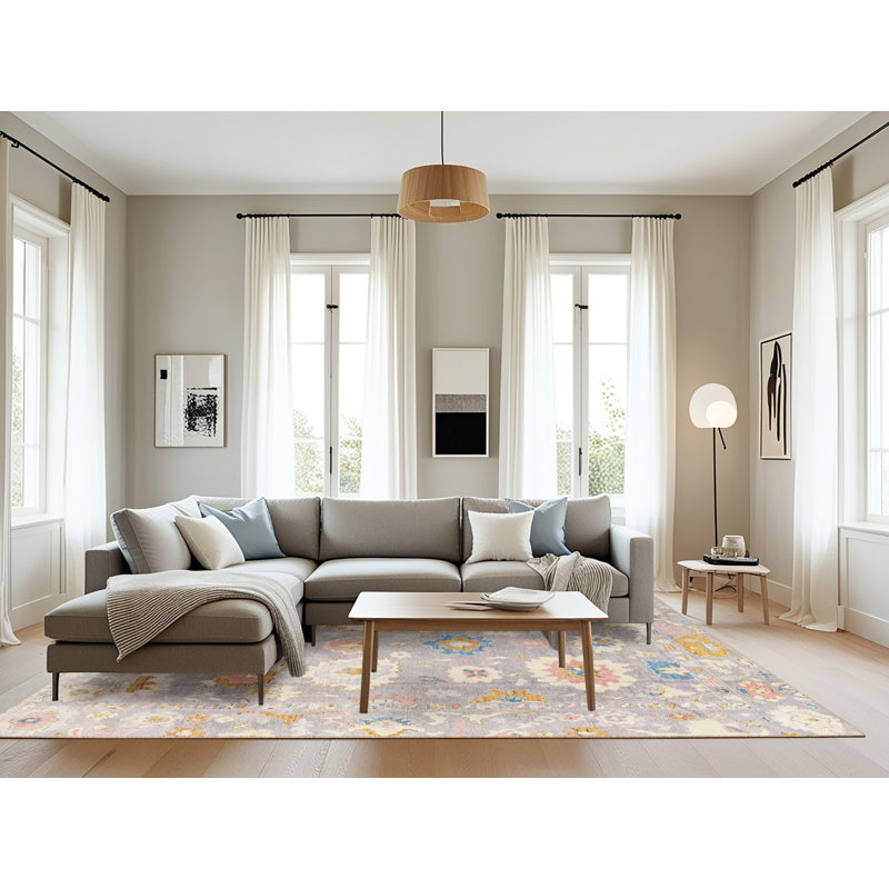 Tapis abstrait moderne 4324, Rectangle 8 pi x 10 pi