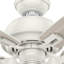 Ventilateur de plafond standard à 5 pales de 44 po avec chaînette et ensemble d'éclairage Donegan inclus-23681526
