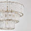 Lustre en verre vieilli 8 lumières Harlune