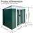 Outdoor Storage Shed 6ftx4ft Pent Roof - Built With Tough Galvanized Steel & Aluminum Alloy Corrosion Ideal For Storing Diverse Tools, Bicycles, Garden Equipment Created Robust Offers A Place