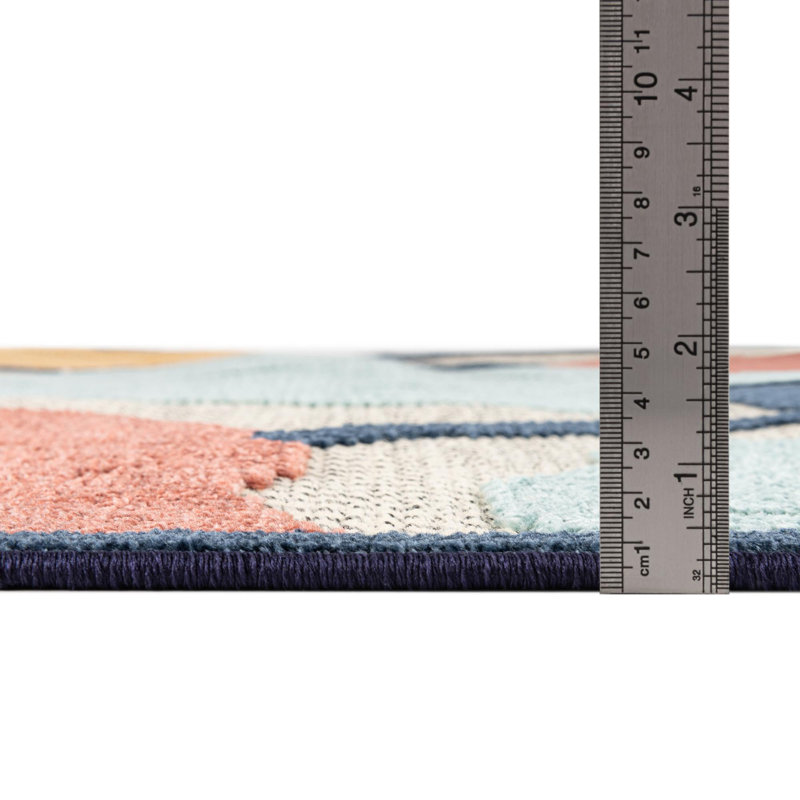 Mashpee Floral Indoor / Outdoor Rug, Rectangle 4' x 6'