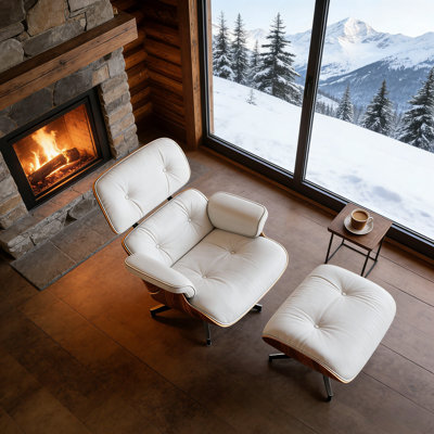 Chaise longue avec repose-pieds Hayeslee