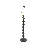 Quasar Marble 31-Inch Table Lamp, Tall Dark Gray Stone Accent Fixture