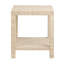Montrail Raffia Square End Table