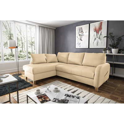 Roger Leather Corner Sofa