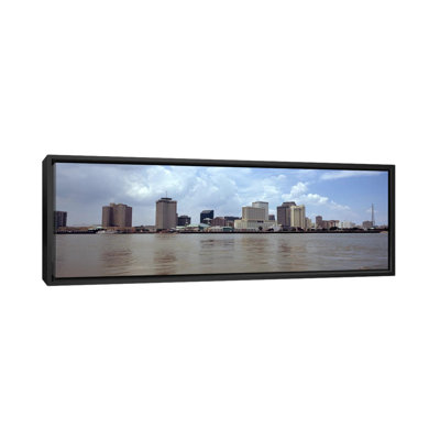 " Buildings Viewed From The Deck Of Algiers Ferry, New Orleans, Louisiana "