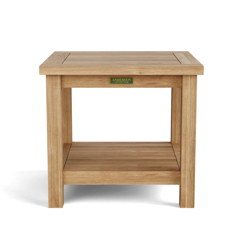 Bahama Outdoor Square Teak Side Table