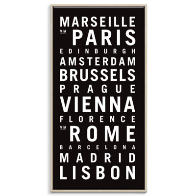 Tram Scrolls - Print on Canvas
