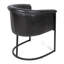 47 cm H Genuine Leather Cantilever Chair-1272793120
