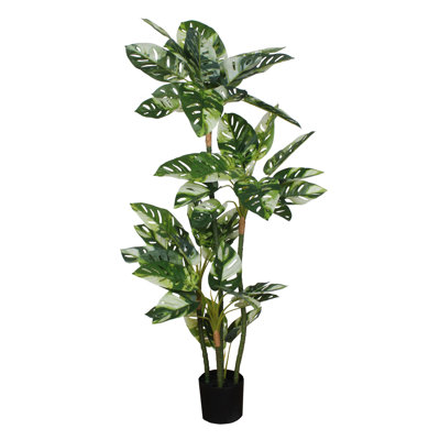 130cm Faux Philodendron Tree in Pot