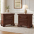 Ensemble de table de chevet 2 tiroirs l 28 po Abner
