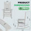 Ensemble de 2 chaises berçantes d'extérieur-131528910