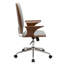 Klakke Faux Leather Mid-Century Office Chair-904262266