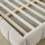 Grand cadre de lit tapissier grand avec tissu épais, lit plateforme grand format en chenille avec tête de lit et structure solide. Aucun sommier tapissier requis-1301592169-1296874250