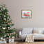 «Make It Merry Bold Christmas Stripes» par Lil 'Rue - cadre texturé sur toile-592425809-592425811