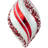 5.5'' Striped Glass Finial Ornament