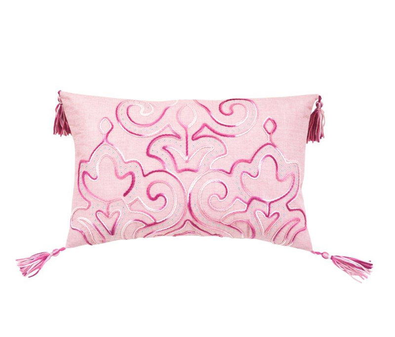 Housse de coussin rectangulaire en polyester 