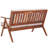 Jose Solid Wood Acacia Outdoor Bench