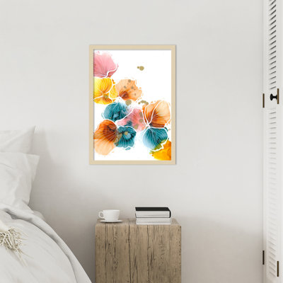 "Fleurs séchées" par Julie Bill, reproduction d'art encadrée