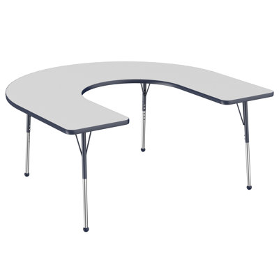 Laminate Adjustable Horseshoe Activity Table
