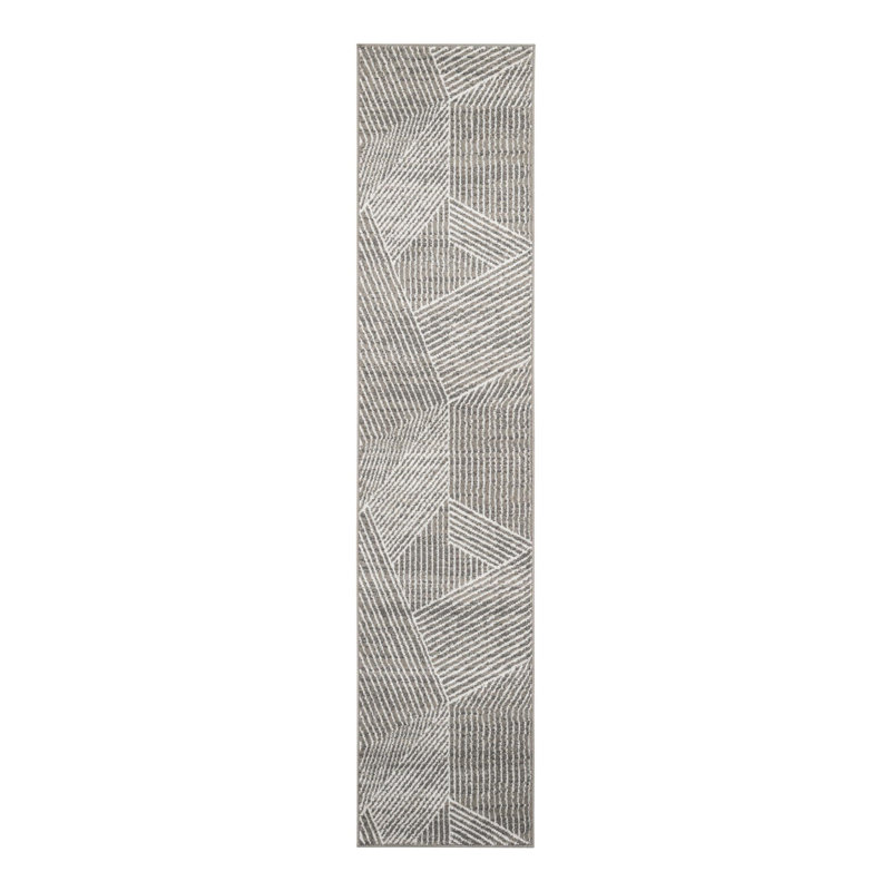 Tapis Latitude Run® Orkla Nikolis gris, Tapis de couloir 2 pi 7 po x 12 pi