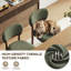 49 cm H Upholstered Fabric Dining Chair-948987367