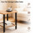 5 Pieces Wicker Outdoor Conversation Set With Ottomans