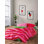 Ensemble de housse de courtepointe 100% coton Ranforce, vert et rose, taille simple (63 x 87) | Comprend un drap-housse (39 x 79 + 12) et une taie d'oreiller (20 x 28) | Impression réactive, lavable à la machine, enveloppe et fermeture à boutons pour une utilisation facile