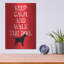 Trinx «Keep Calm Labrador» par Ginger Oliphant, art mural en métal-2094207779