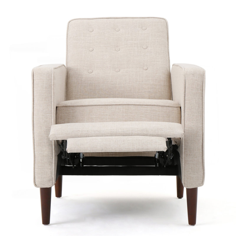 Upholstered Recliner, Wheat Fabric
