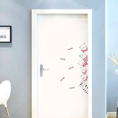 Lovely Bathroom Home Decor Wall Sticker Decal Bedroom Door Vinyl Art Mural