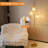 Modern Adjustable 3-Light Floor Lamp With Handwoven Rattan Shade, Tall Standing Lamp For Living Room And Bedroom, Easy Tool-Free Assembly, Durable Design-2073629069
