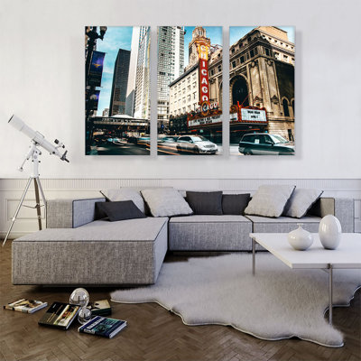 " Chicago Theater " 3 - Pieces