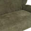 Causeuse courbée olive de 58 po Modern Modern Chairs
