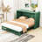 Queen Murphy Bed with Built-In Charging Station and Drawer