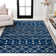 Keenon Moroccan Beni Souk Navy/Cream Rug
