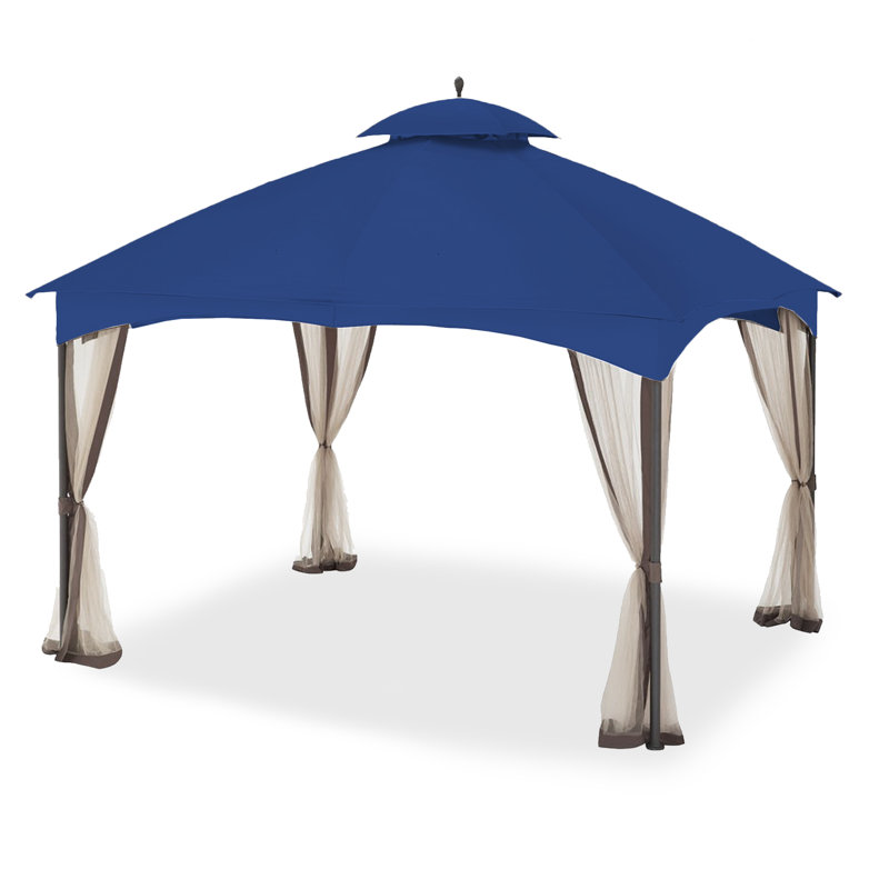 Auvent de remplacement pour pavillon de jardin Massillon Biscayne Bellagio, Bleu marine véritable
