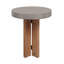 Java Outdoor Round Teak Dining Table-1954835075