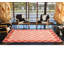 Tapis décoratif avec motifs à carreaux colorés et peints au pastel-1186942408