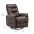 Brown Swivel Gliding Recliner-1002914693