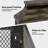 Wood & Charcoal Burning Outdoor Fireplace - 32.28'' Steel Fire Pit with Log Storage, Spark Screen, and Poker Included