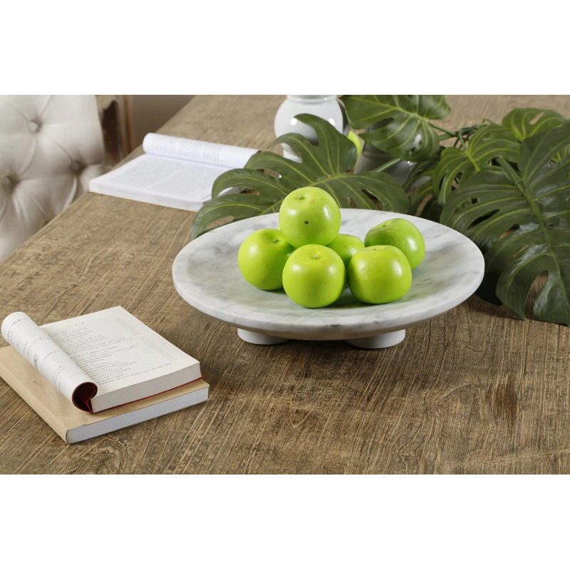 Husebo Handmade Marble Decorative Plate