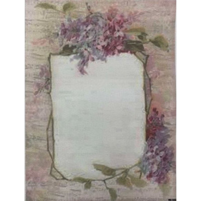 Floral Keepsake Designer Printed Aida Fabric by Alisena KF-1332A