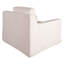 Housse pour fauteuil en lin blanc Oliver