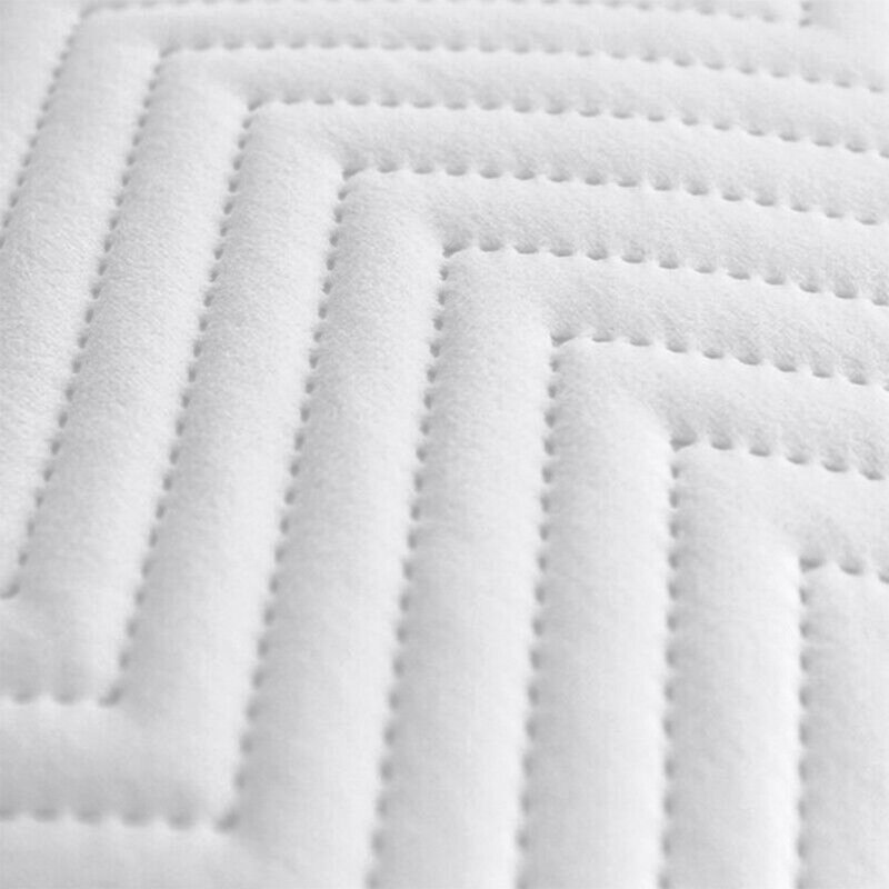 Square Cushion Cover, Silver